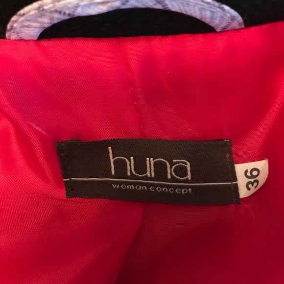 Winter black coat HUNA size 36 - Picture 8 of 8